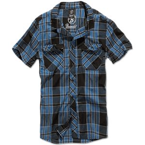 Brandit Košile Roadstar Shirt 1/2 indigo L