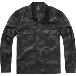 Brandit Košile US Hemd 1/1 darkcamo 7XL