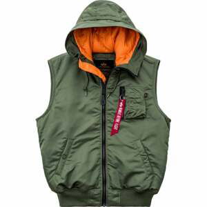 Alpha Industries Vesta  MA-1 Vest Hooded šalvějová S