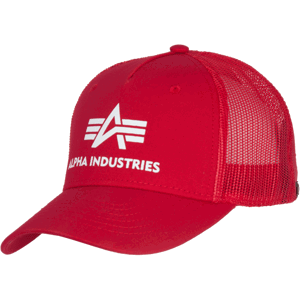 Alpha Industries Čepice  Baseball Basic Trucker Cap speed red