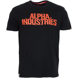 Alpha Industries Tričko  Blurred T černé L