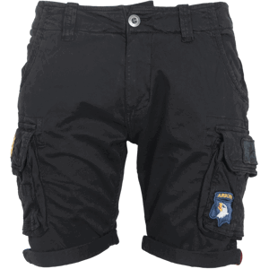 Alpha Industries Kalhoty krátké  Crew Short Patch černé 31