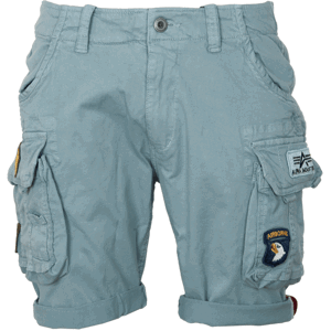 Alpha Industries Kalhoty krátké  Crew Short Patch greyblue 31