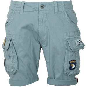 Alpha Industries Kalhoty krátké  Crew Short Patch greyblue 34