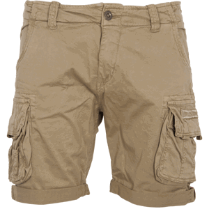 Alpha Industries Kalhoty krátké  Crew Short khaki 38