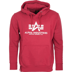 Alpha Industries Mikina  Basic Hoody rbf red S