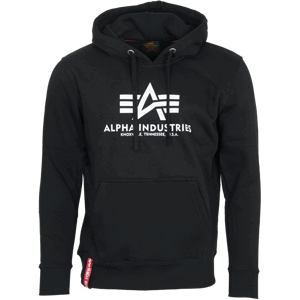 Alpha Industries Mikina  Basic Hoody černá 3XL