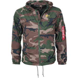 Alpha Industries Bunda  Windbreaker woodland camo 65 M