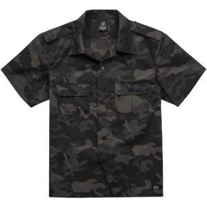 Brandit Košile US Shirt Ripstop 1/2 Arm darkcamo S