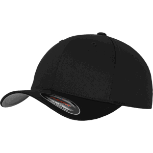 Brandit Čepice Baseball Cap Flexfit Wooly Combed černá | šedá S/M