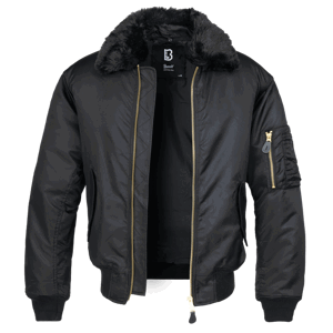 Brandit Bunda MA2 Fur Collar Jacket černá XXL