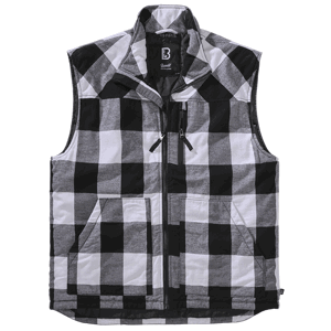 Brandit Vesta Lumber Vest bílá | černá XL