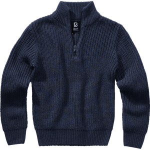 Brandit Svetr dětský Kids Marine Pullover Troyer navy 134/140