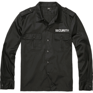 Brandit Košile Security US Shirt Long Sleeve černá 6XL