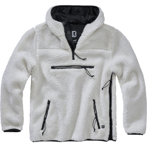 Brandit Pulovr Teddyfleece Worker Pullover bílá S