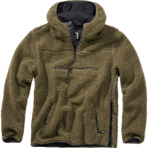 Brandit Pulovr Teddyfleece Worker Pullover olivová S