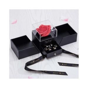 Černá valentýnská krabička na šperky