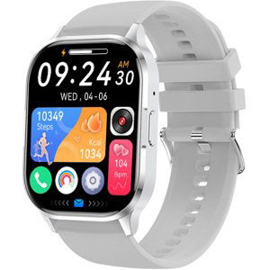 Wotchi AMOLED Smartwatch W21HK – Silver – Grey