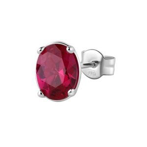 Brosway Půvabná single náušnice Fancy Passion Ruby FPR06