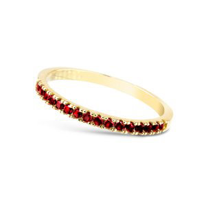 Cutie Diamonds Prsten ze žlutého zlata s rubíny DZ6484-1670-RU-X-1 59 mm