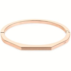 Calvin Klein Minimalistický bronzový náramek Faceted 35000047