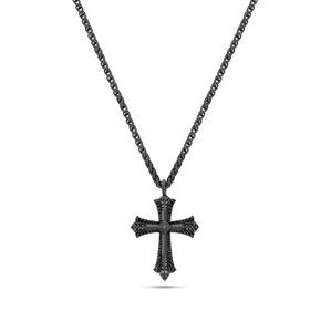 Police Ocelový pánský náhrdelník Kříž s krystaly Kudos PEJGN2112822