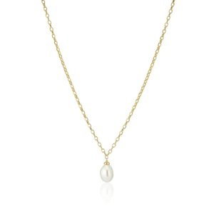 Sif Jakobs Elegantní pozlacený náhrdelník s barokní perlou Padua SJ-N2455-P-YG