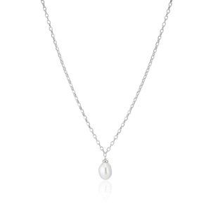 Sif Jakobs Elegantní stříbrný náhrdelník s barokní perlou Padua SJ-N2455-P