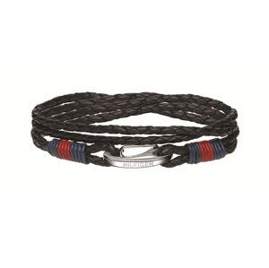 Tommy Hilfiger Tmavě hnědý kožený náramek Cool Core 2700534