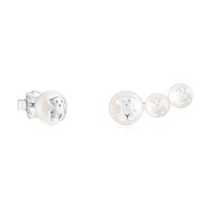 Tous Elegantní asymetrické náušnice s perlami Icon Pearl 1003333100