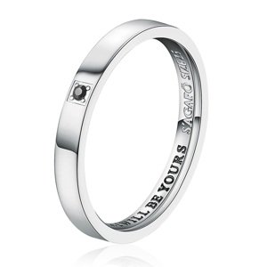 S'Agapõ Pánský snubní prsten se Swarovski krystalem For Love SFV32 67 mm