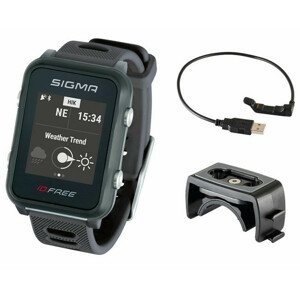 Sigma Pulsmetr iD.FREE Grey 24100