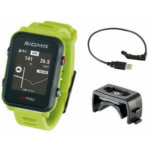 Sigma Pulsmetr iD.TRI BASIC Neon Green 24220