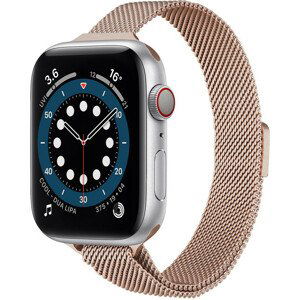 4wrist Ocelový milánský tah pro Apple Watch - Rose Gold 42/44/45/49 mm