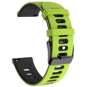 4wrist Silikonový řemínek pro Garmin 20 mm - Lime Green