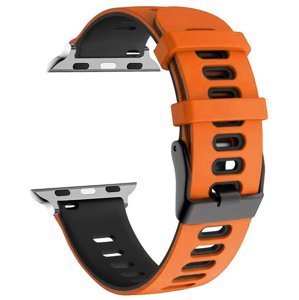 4wrist Silikonový řemínek pro Apple Watch - Orange 42/44/45/49 mm