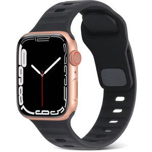 4wrist Silikonový řemínek pro Apple Watch 38/40/41 mm - Black