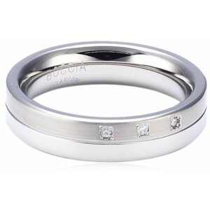 Boccia Titanium Titanový snubní prsten s diamanty 0129-03 53 mm