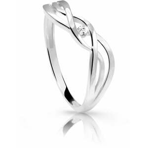 Cutie Diamonds Jemný prsten z bílého zlata s briliantem DZ6712-1843-00-X-2 48 mm