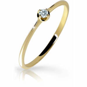 Cutie Diamonds Jemný prsten ze žlutého zlata s briliantem DZ6729-2931-00-X-1 53 mm
