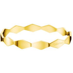 Calvin Klein Pevný zlatý náramek Snake KJ5DJD1001 6 cm - XS