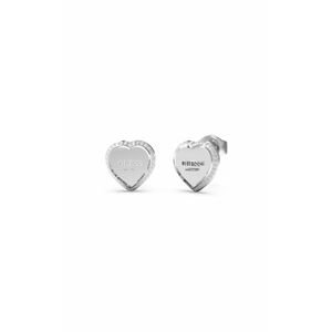 Guess Blyštivé srdíčkové náušnice Fine Heart JUBE01427JWRHT/U