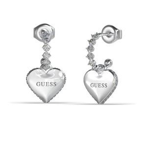 Guess Romantické ocelové náušnice kruhy Falling In Love JUBE02234JWRHT/U