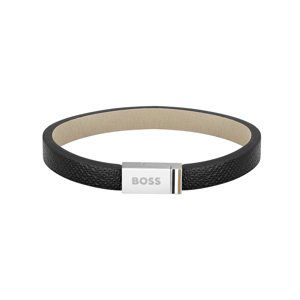 Hugo Boss Moderní kožený náramek Jace 1580336 17,5 cm