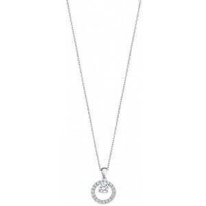 Lotus Silver Okouzlující stříbrný náhrdelník s čirými zirkony LP3080-1/1