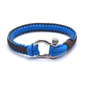 Cordell Modrý paracord náramek Omega Slim