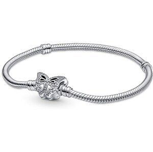 Pandora Stříbrný náramek na přívěsky Motýl 590782C01 18 cm