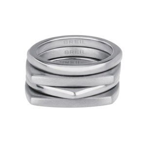 BREIL Moderní sada ocelových prstenů New Tetra TJ301 56 mm