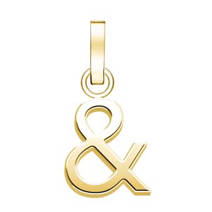 Rosefield Pozlacený ocelový přívěsek "&" The Pendant PE-Gold-Ampersand