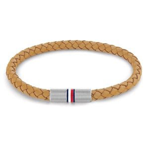 Tommy Hilfiger Světle hnědý kožený náramek pro muže Infinity 2790461